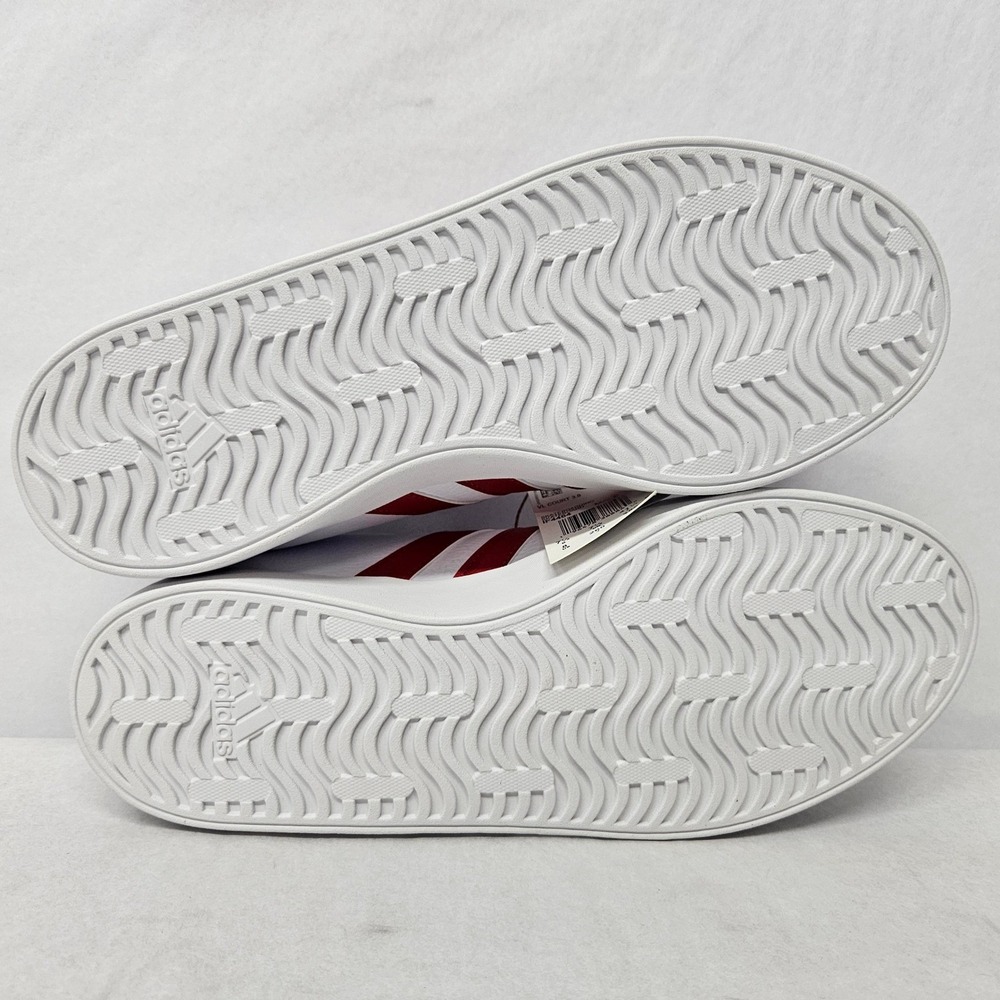 Adidas‎ VL Court 3.0 Skateboarding Shoes IF4464 White Gray Red Men's Size 11.5 - Picture 8 of 11